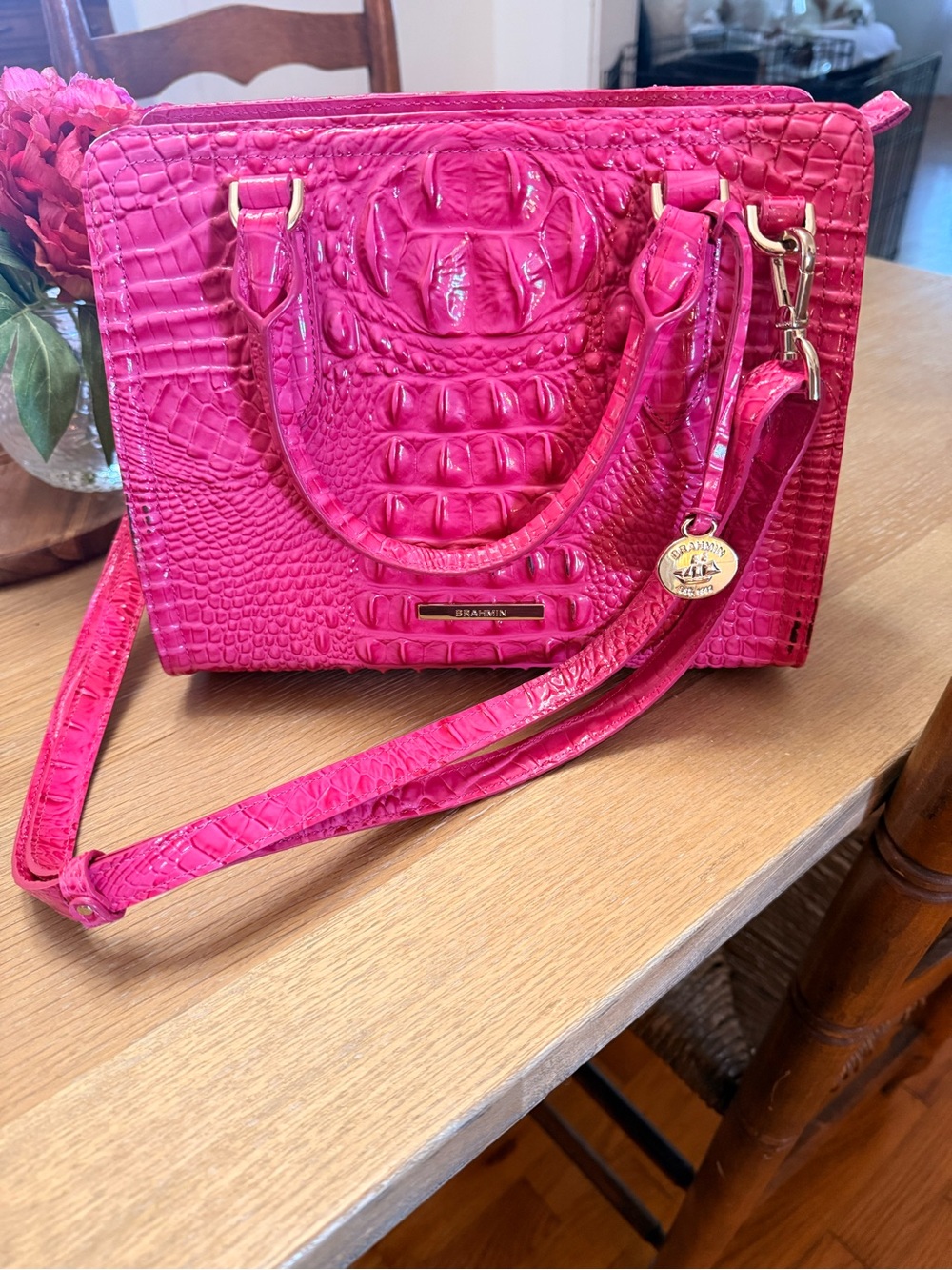 Brahmin “Cami” Hot Pink Purse